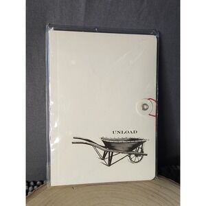 New From‎ Michael's 5"x7" Journal~Wheelbarrow & Unload Printed On Front Cover